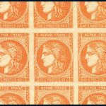 Jeudi 9 avril - Philatélie - Vente aux enchères Oger Blanchet - 15h au 22 rue Drouot - France classique et semi-moderne, Poste-aérienne, Taxe, Télégraphe, Alsace-Lorraine, Monaco, Colonies, Italie et Allemagne. Lots et collections dont faciale